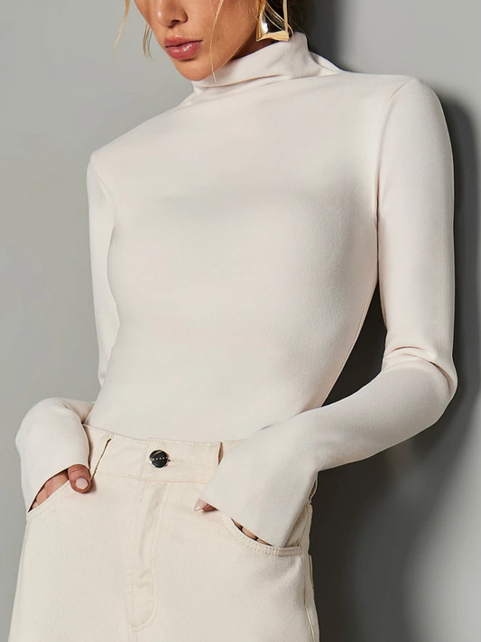 Blusa Manga Longa Malha Comfy
