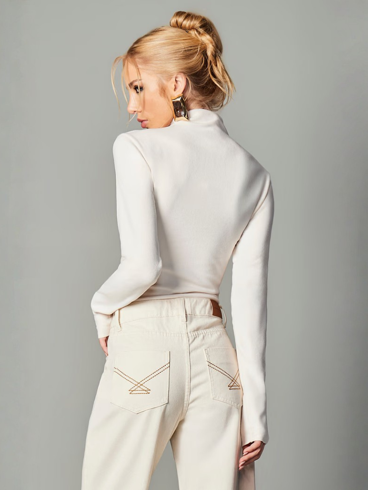 Blusa Manga Longa Malha Comfy