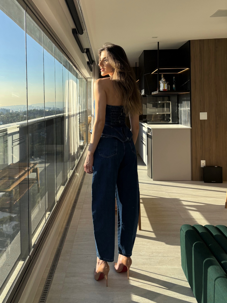 Conjunto Jeans Balloon Blue