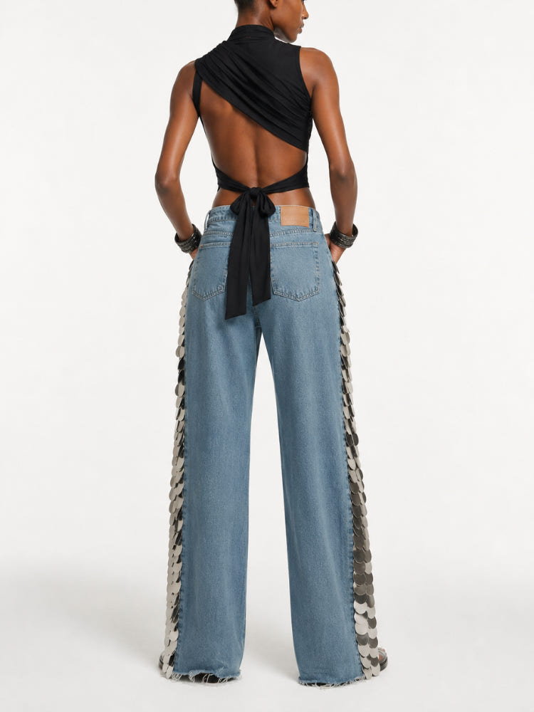 Calça Wide Leg Renaissense