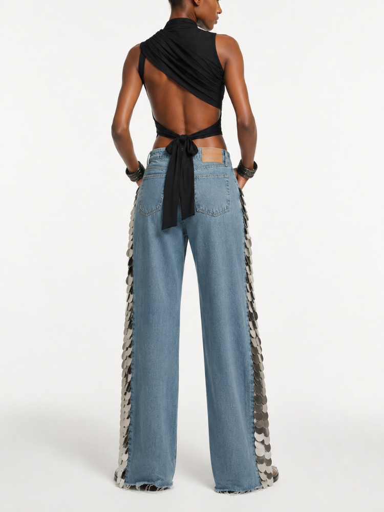 Calça Wide Leg Renaissense