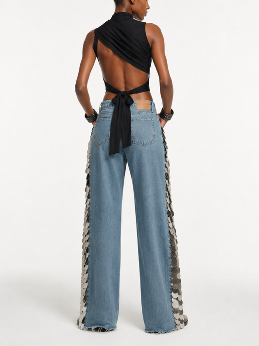 Calça Wide Leg Renaissense