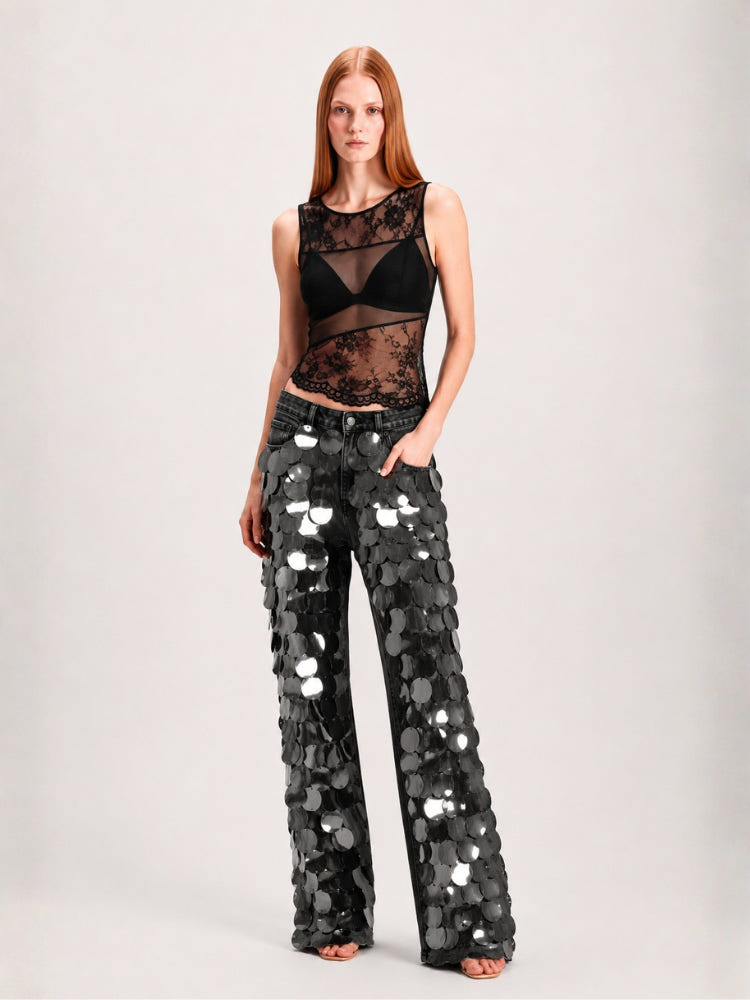Calça Wide Leg Renaissense