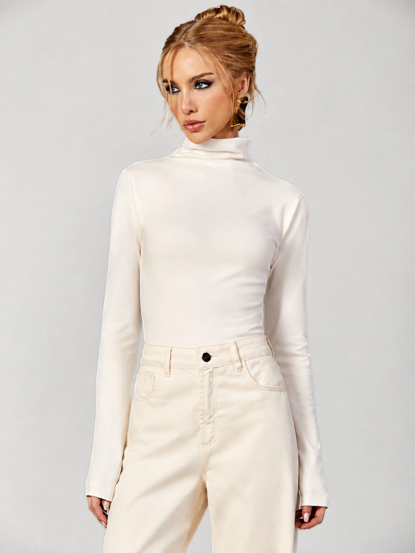 Blusa Manga Longa Malha Comfy