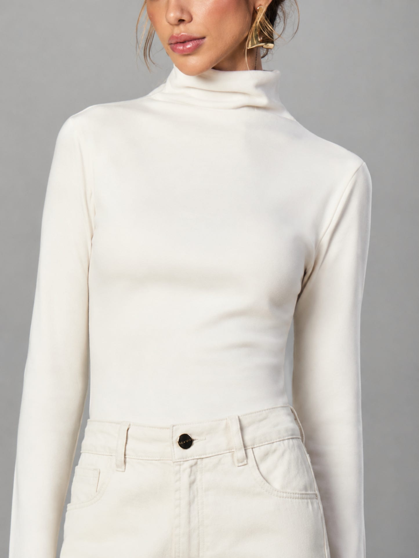 Blusa Manga Longa Malha Comfy