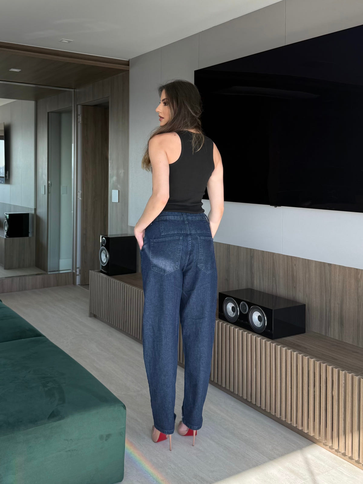 Calça Jeans Wide Balloon