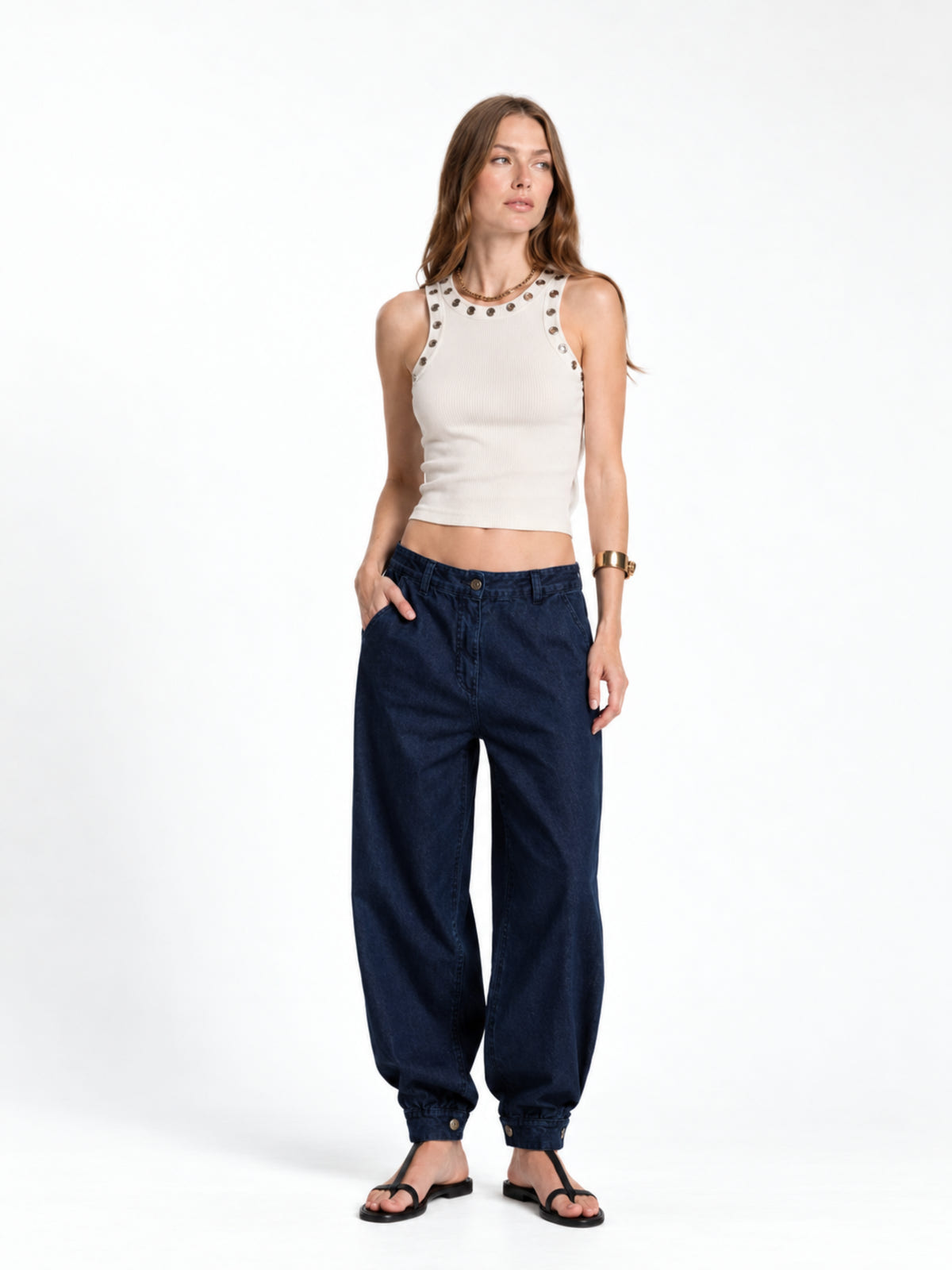 Calça Jeans Wide Balloon