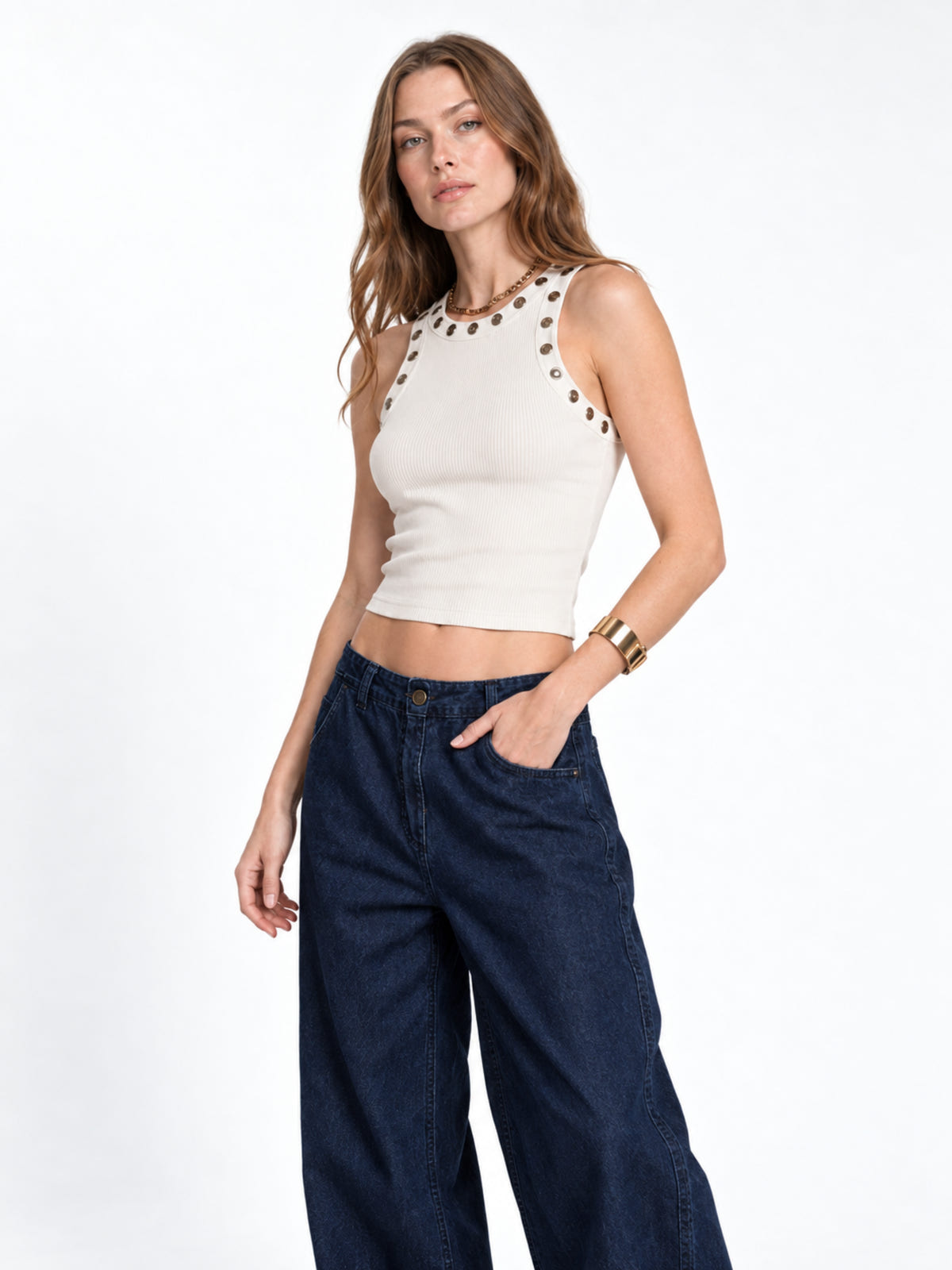 Calça Jeans Wide Balloon