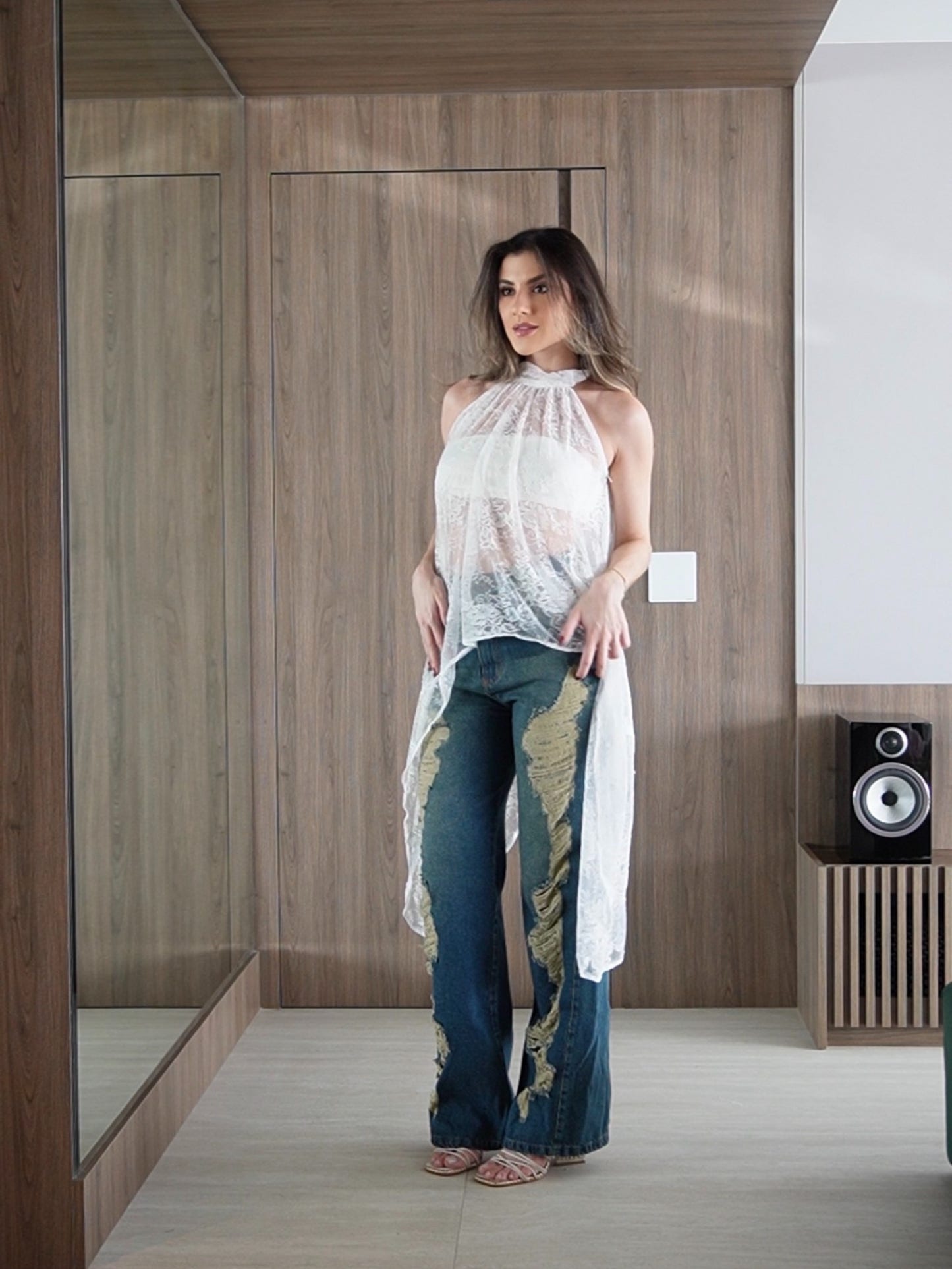 Calça Wide Leg Montblanc