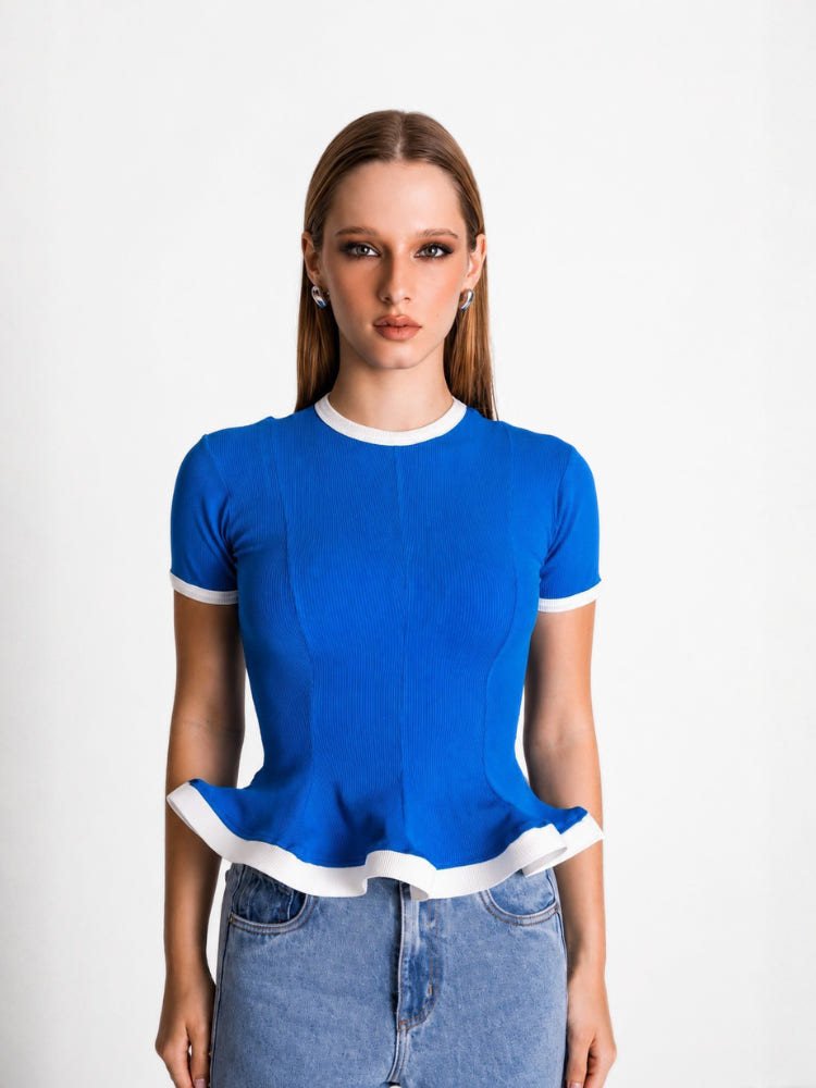 Blusa Natalie Bicolor