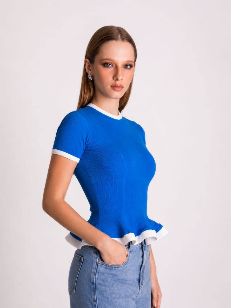 Blusa Natalie Bicolor
