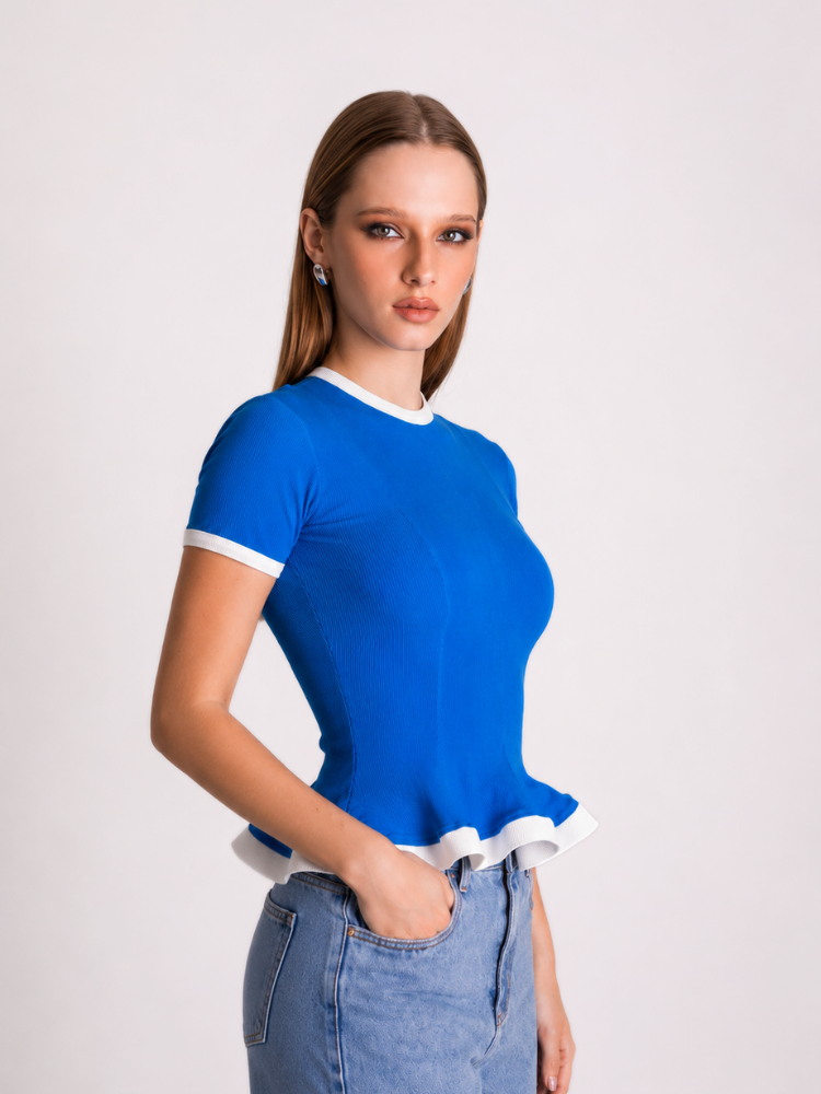 Blusa Natalie Bicolor