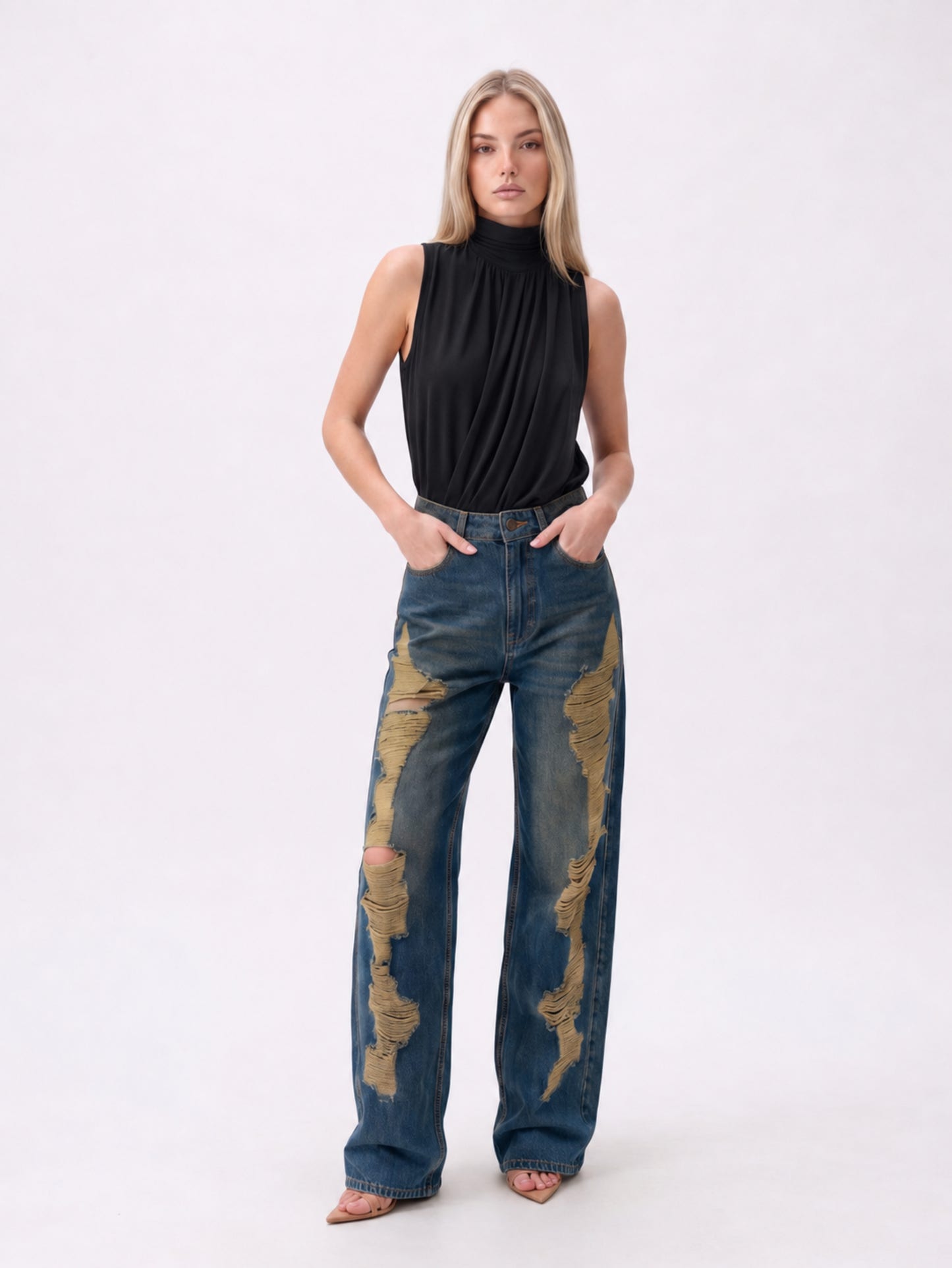 Calça Wide Leg Montblanc