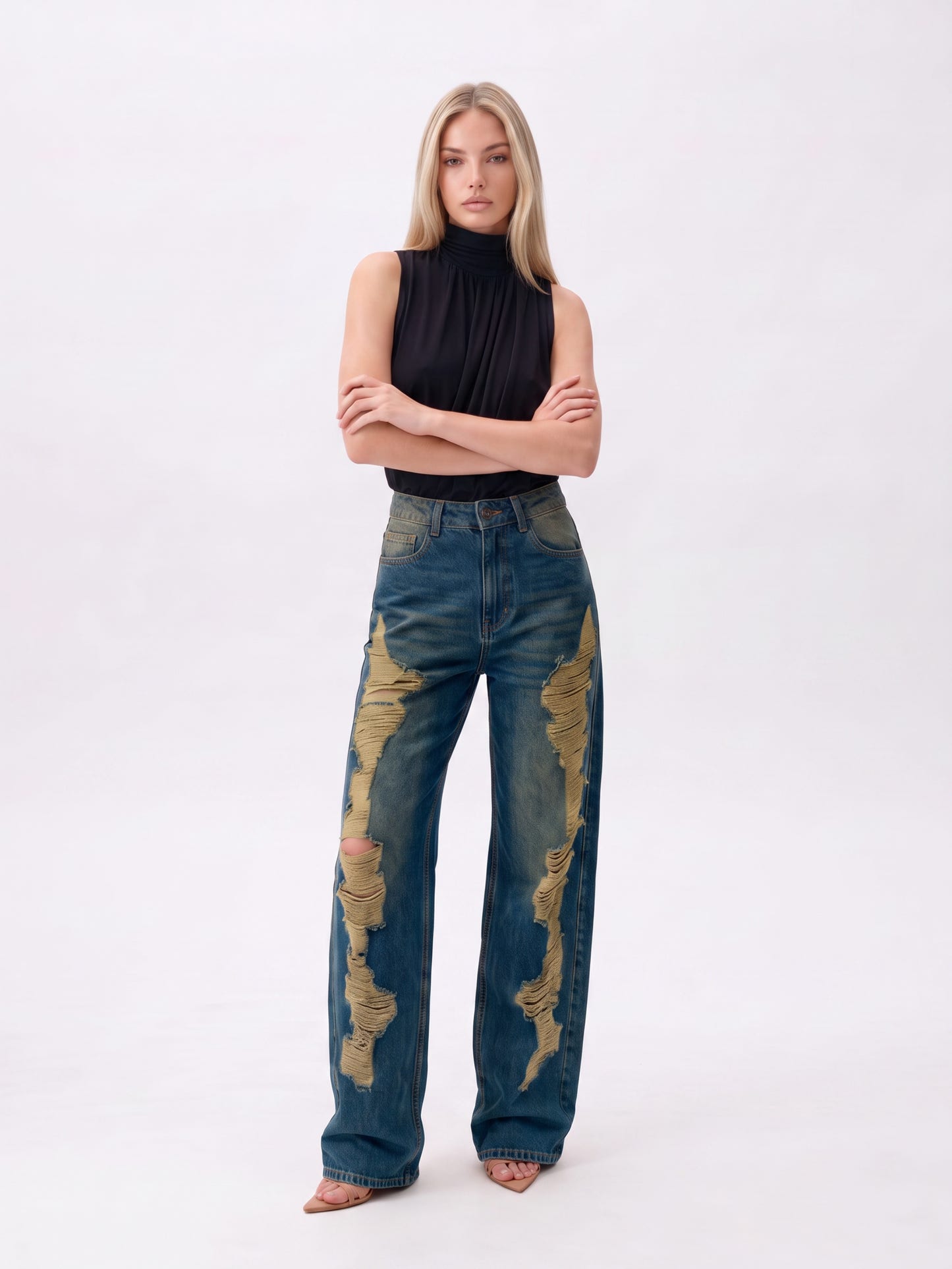 Calça Wide Leg Montblanc