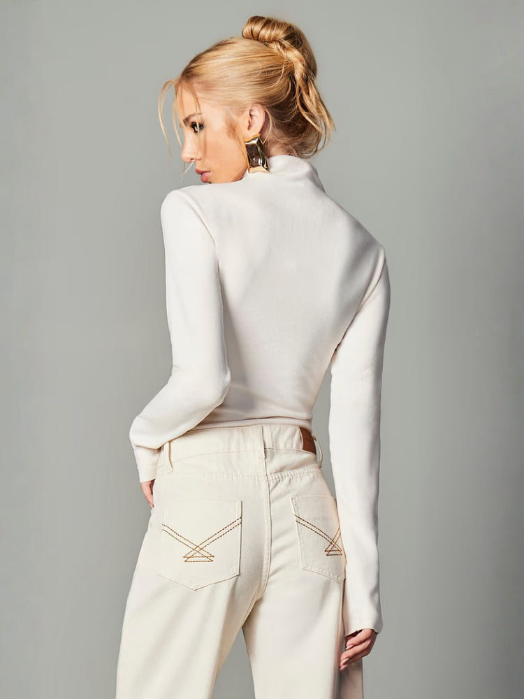 Blusa Manga Longa Malha Comfy