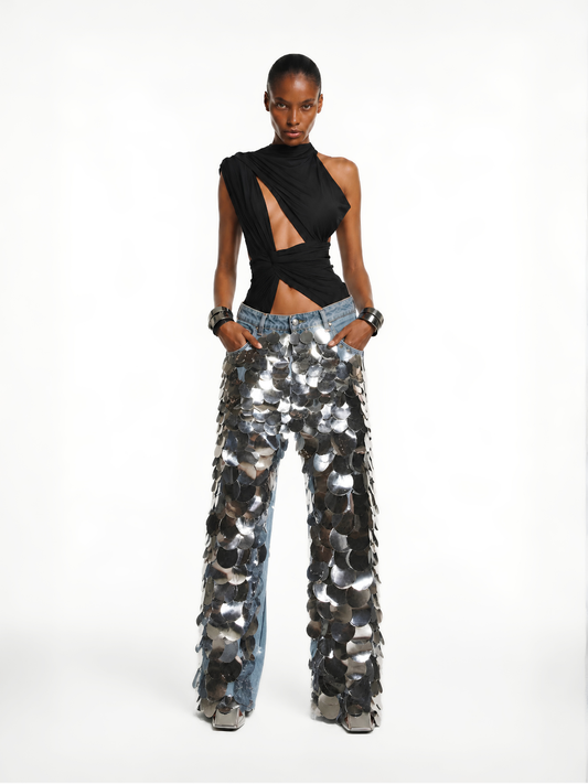 Calça Wide Leg Renaissense