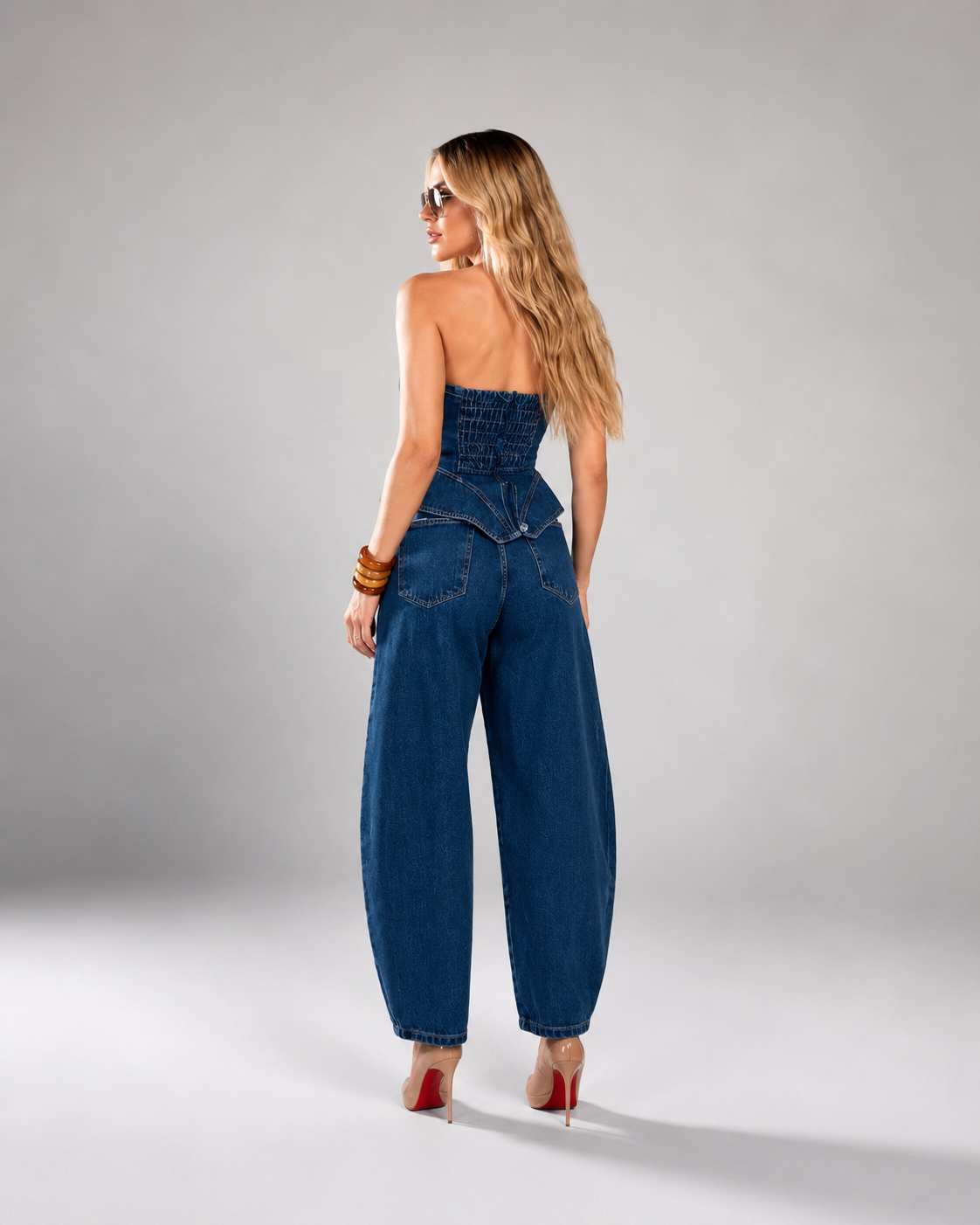 Conjunto Jeans Balloon Blue