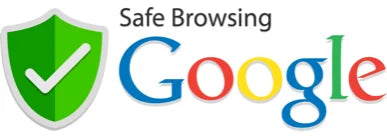Selo Google Safe Browsing — site verificado como seguro